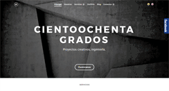 Desktop Screenshot of cientoochentagrados.com